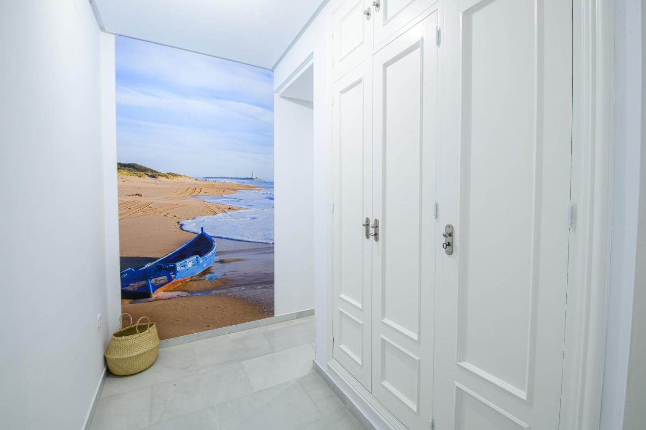 Preciado apartamento con vistas frontales al mar Cádiz Exterior foto