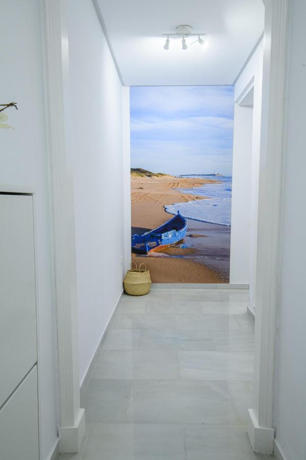 Preciado apartamento con vistas frontales al mar Cádiz Exterior foto