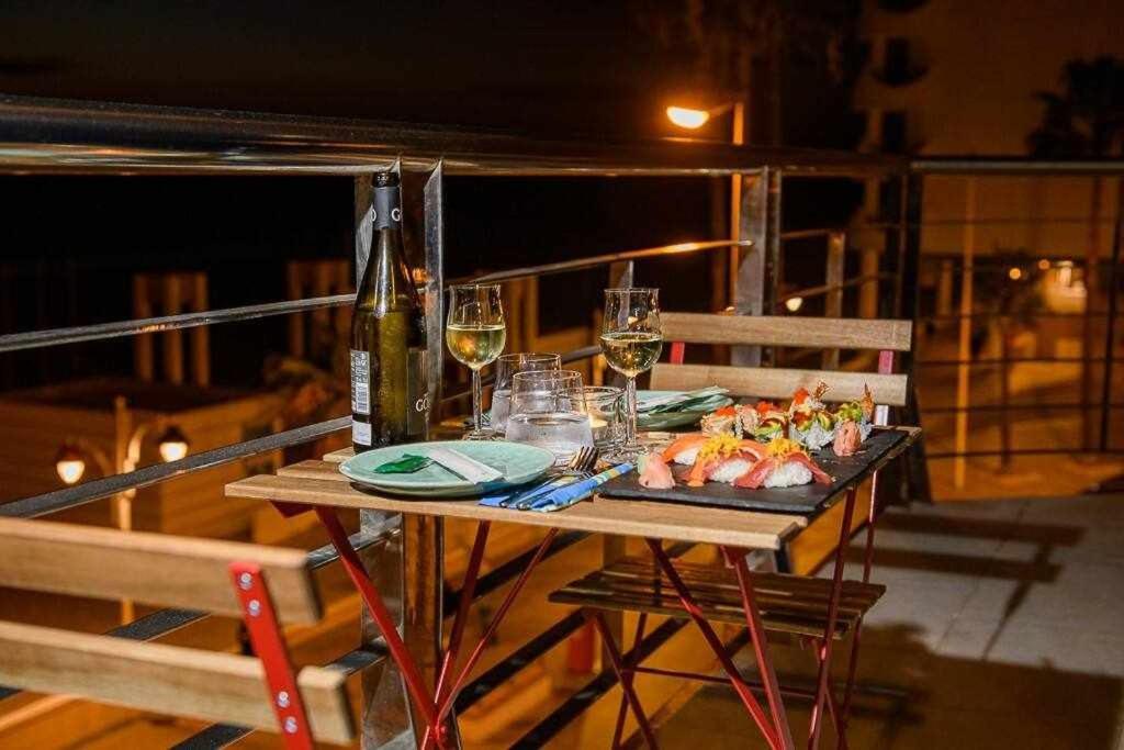 Preciado apartamento con vistas frontales al mar Cádiz Exterior foto